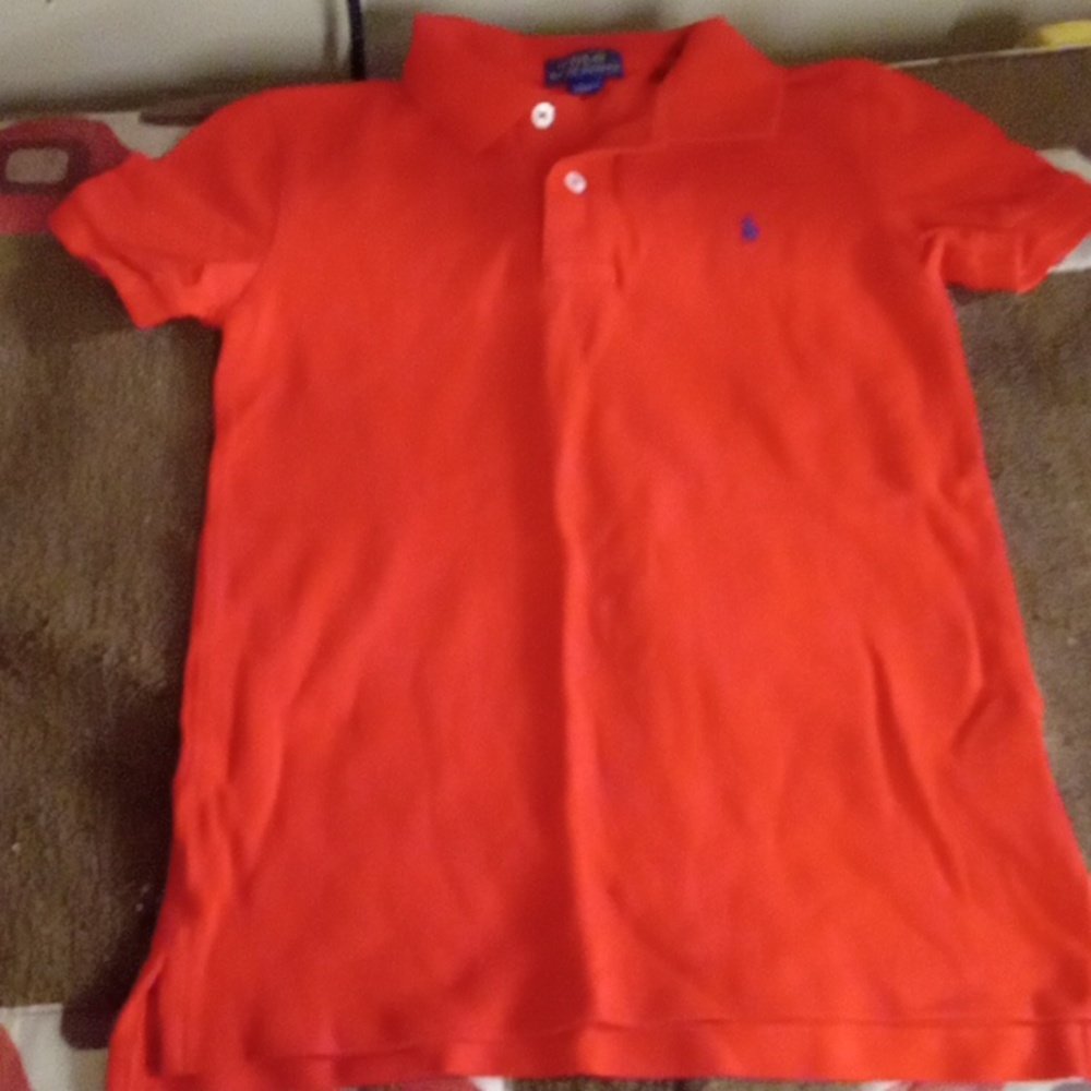 Red Ralph Lauren polo toddler size 7
